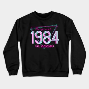 Born In 1984 Throwback Birthday Crewneck Sweatshirt